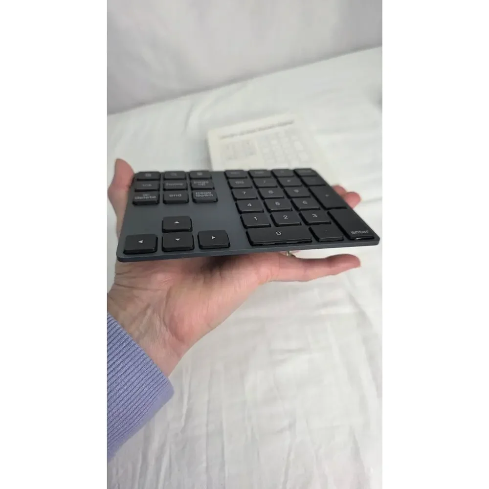 Bluetooth Number Pad, Lekvey Aluminum Rechargeable Wireless Numeric Keypad 34 Ky